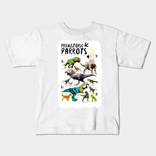 Prehistoric Parrots Kids T-Shirt